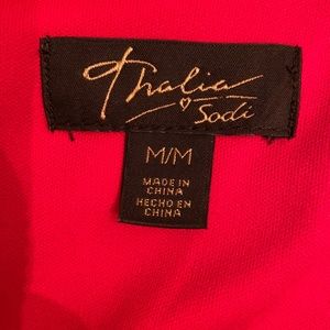 Red Sleeveless jumpsuit worn once for Holiday gathering